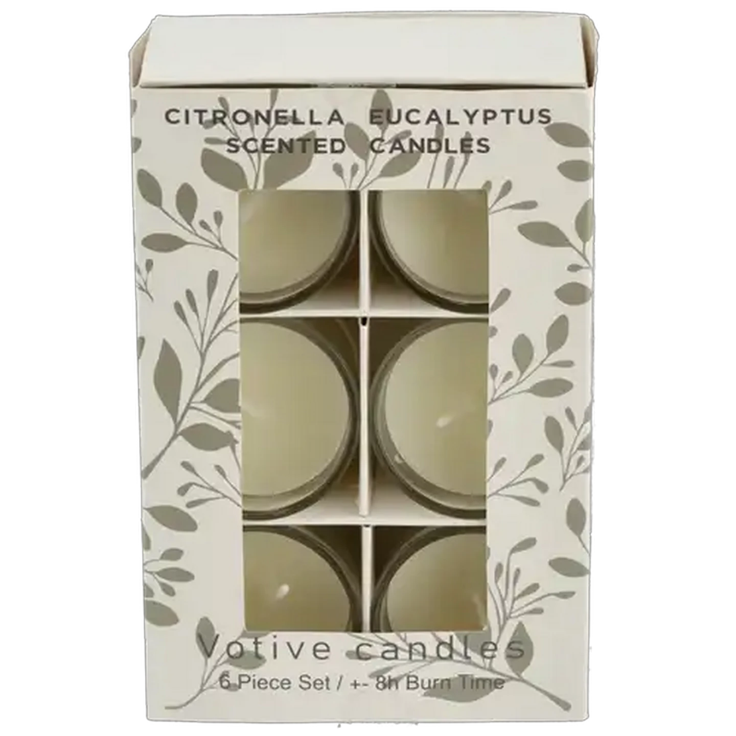 Image of Citronella Votive Candles 6 Piece