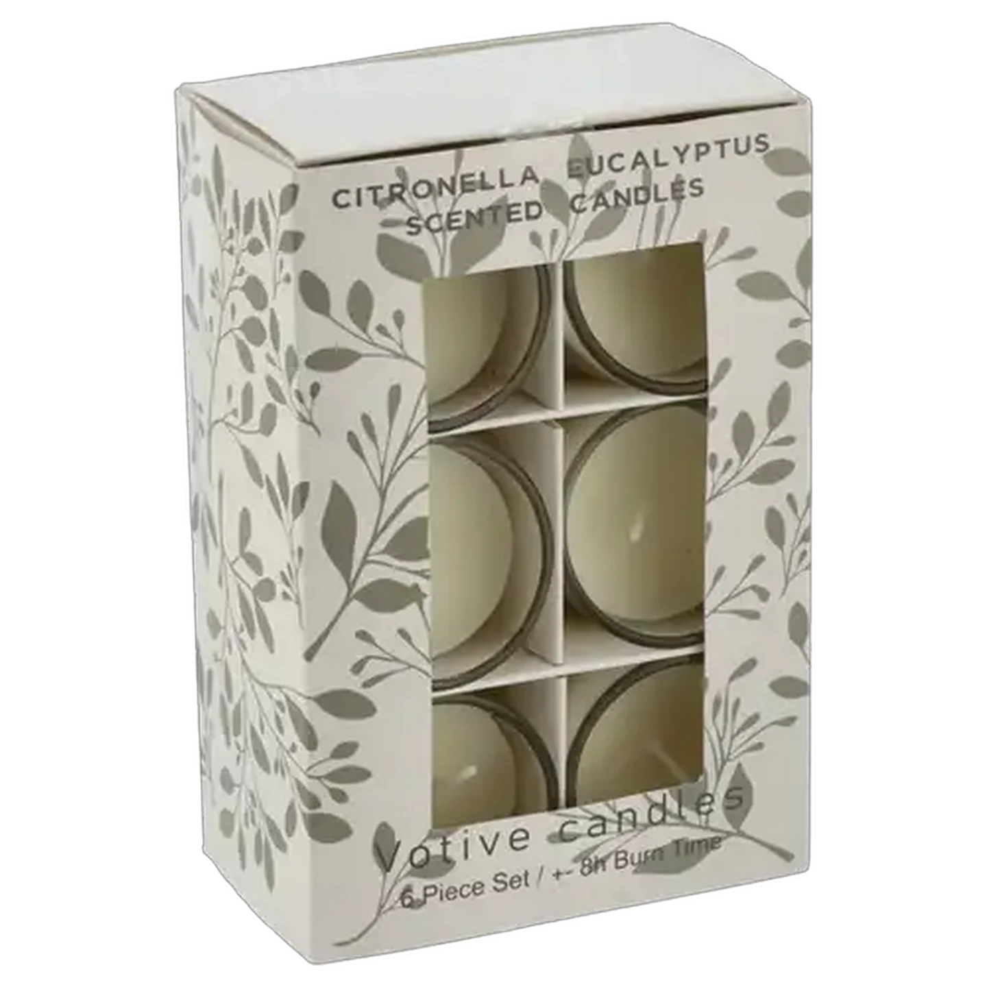 Image of Citronella Votive Candles 6 Piece