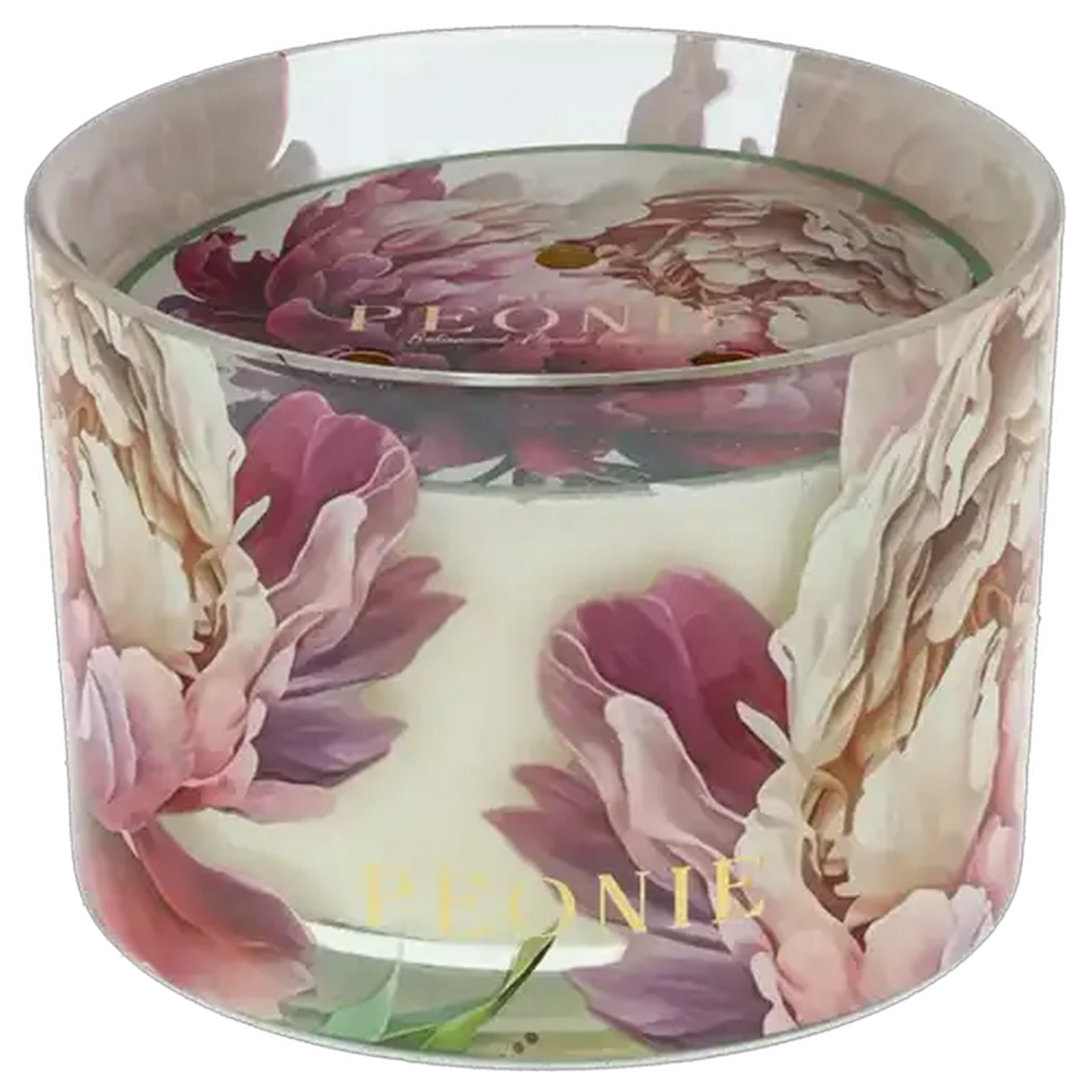 Image of Peonie Glass Candle 11 x 8cm