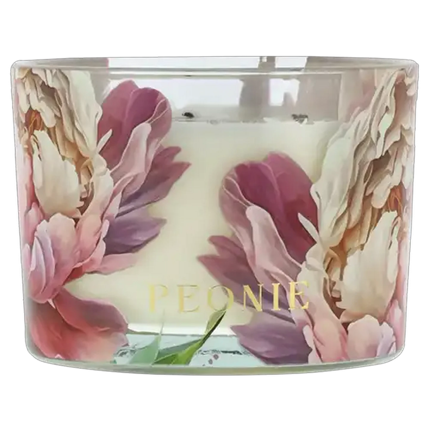 Image of Peonie Glass Candle 11 x 8cm