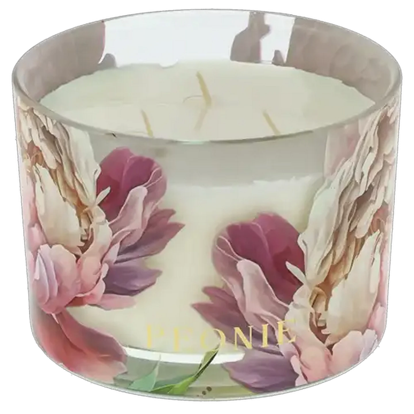 Image of Peonie Glass Candle 11 x 8cm