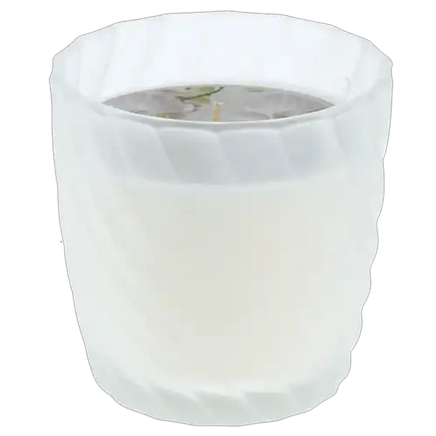 Image of Orchid Spiral Glass Candle 9 x 9cm