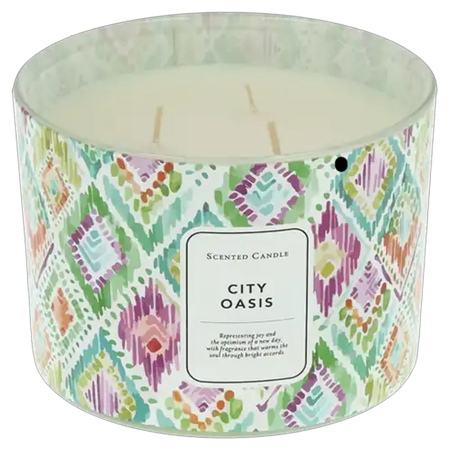 Image of City Oasis Glass Candle 11 x 8cm