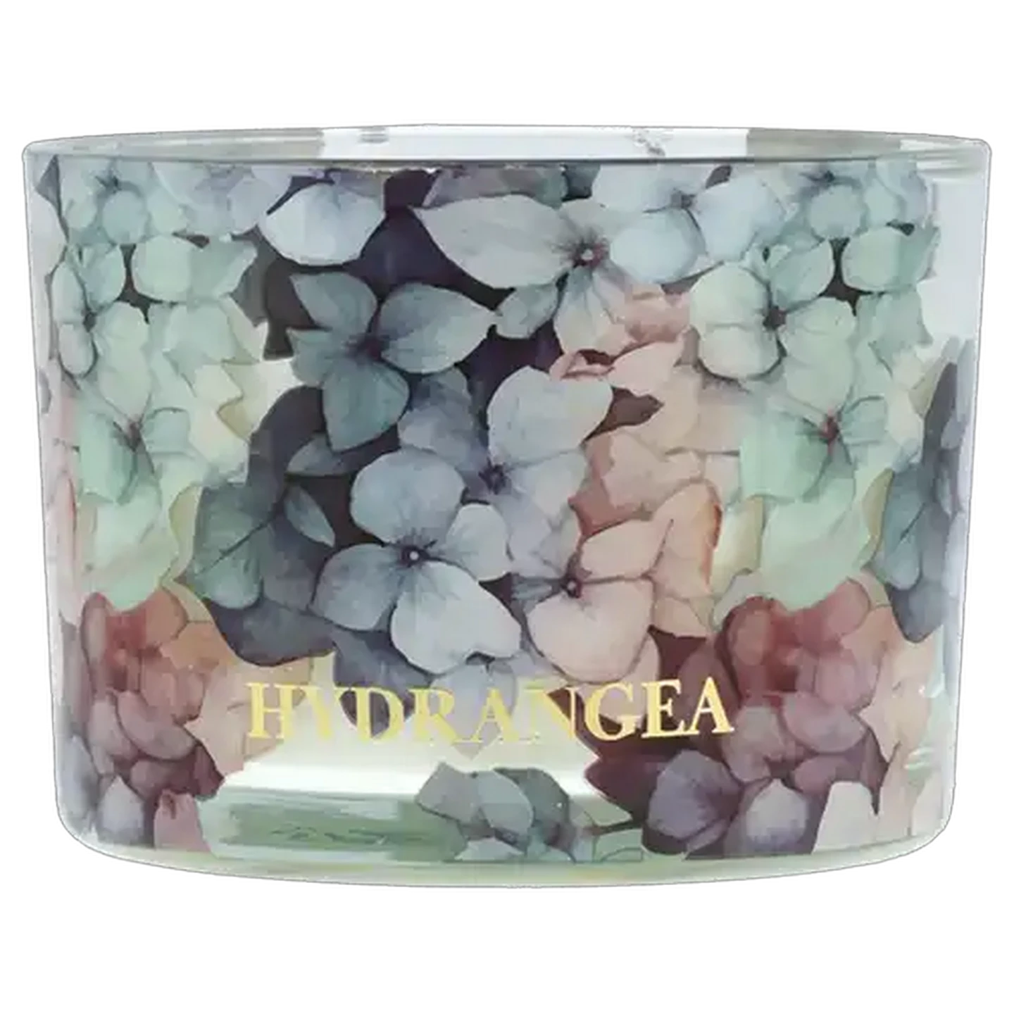 Image of Hydrangea Glass Candle 11 x 8cm