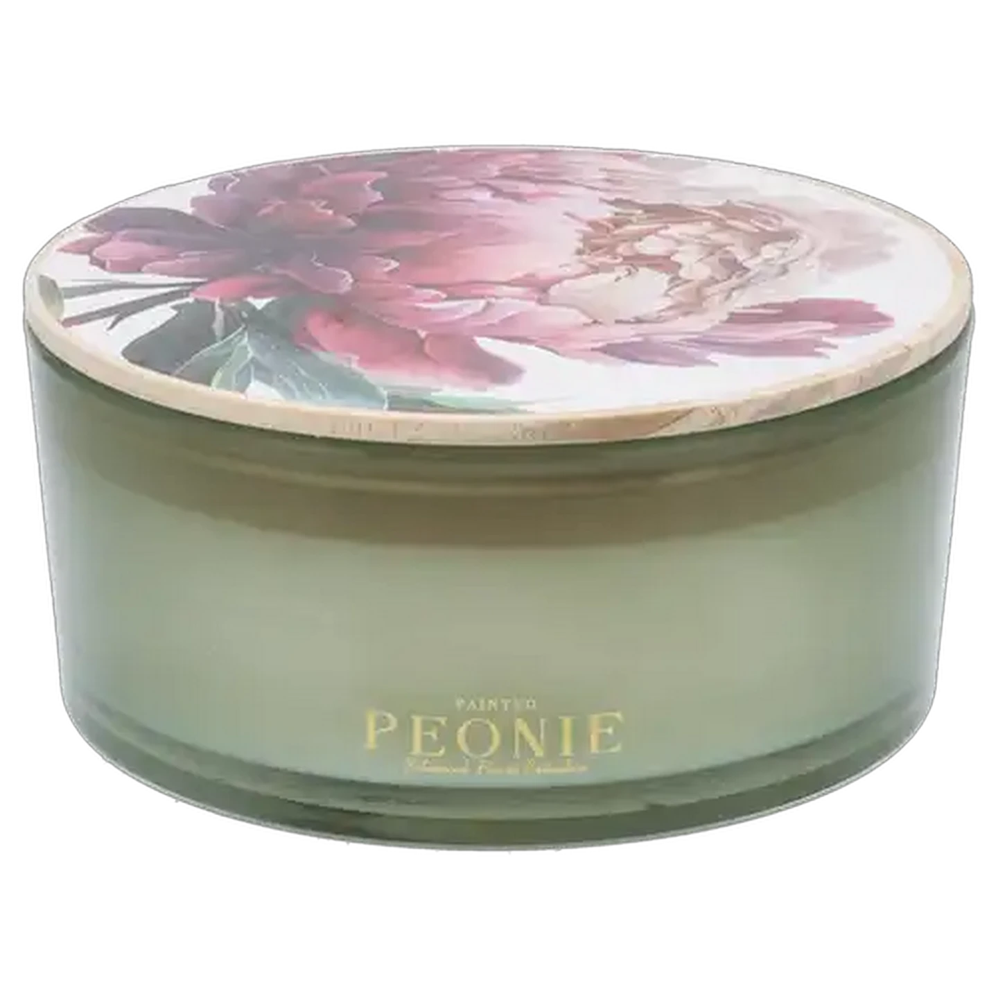 Image of Peonie Candle with Lid 16 x 7cm