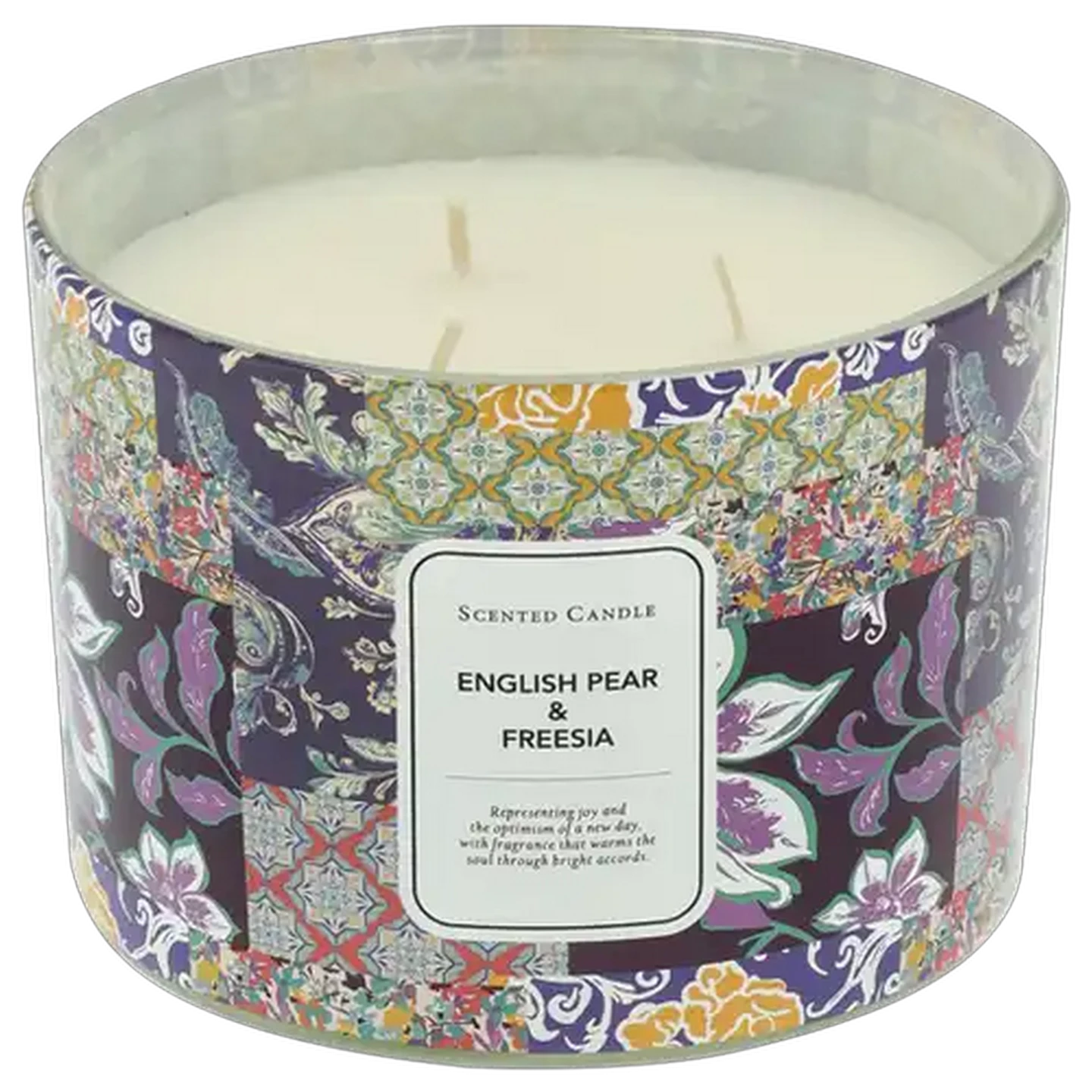 Image of English Pear & Freesia Glass Candle 11 x 8cm