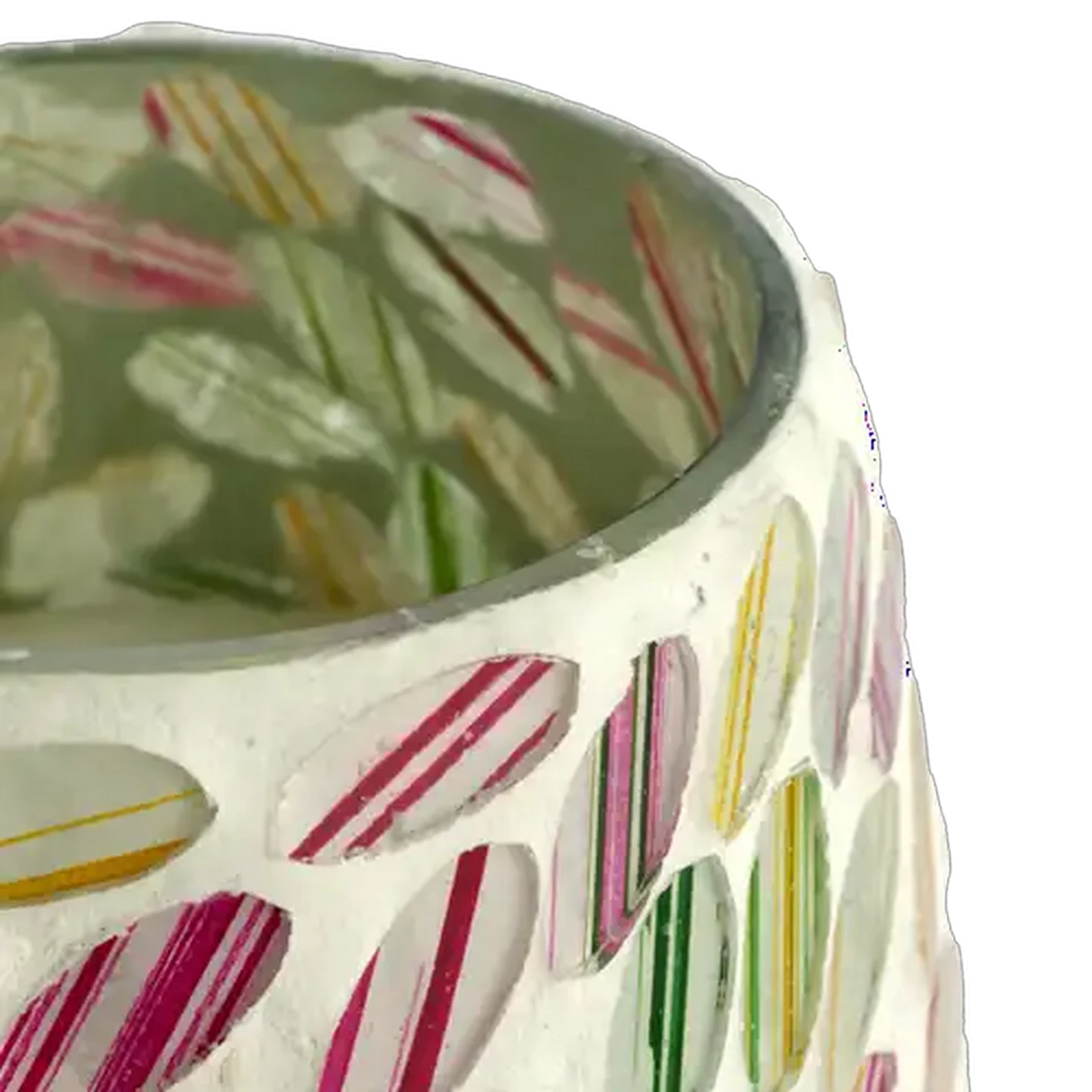 Image of Mosaic Vibrant Medium Candle 12cm