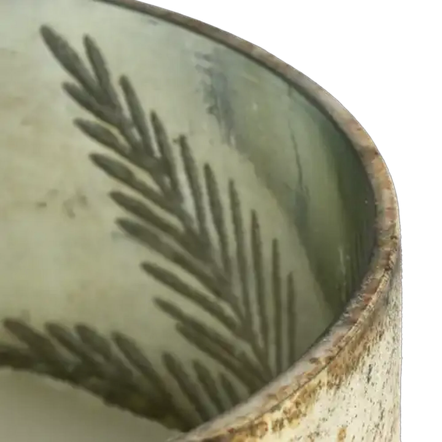 Image of Gold Leaf Candle 12cm