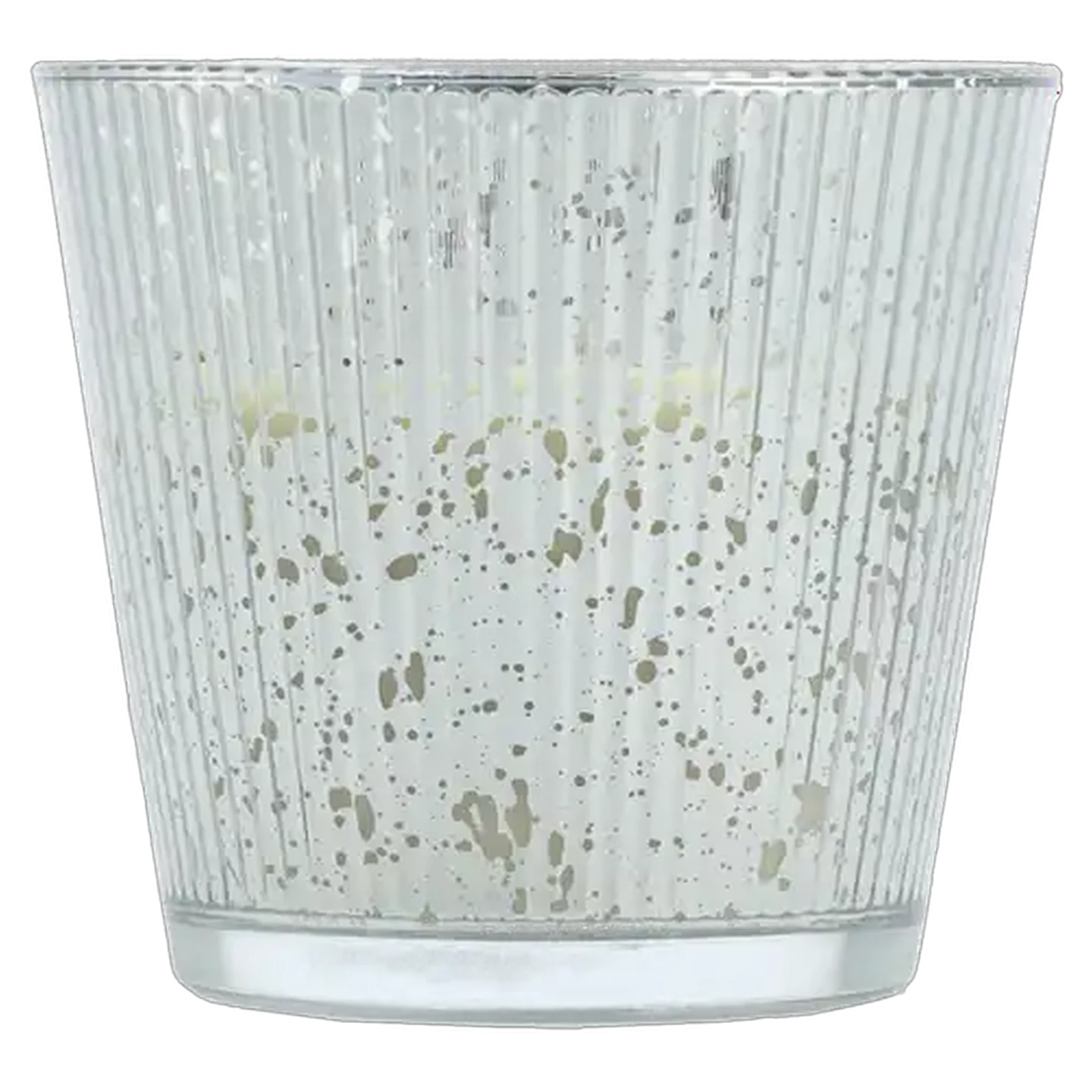 Image of Vanilla Gold or Silver Glass Candle 9 x 8cm (Colour May Vary)