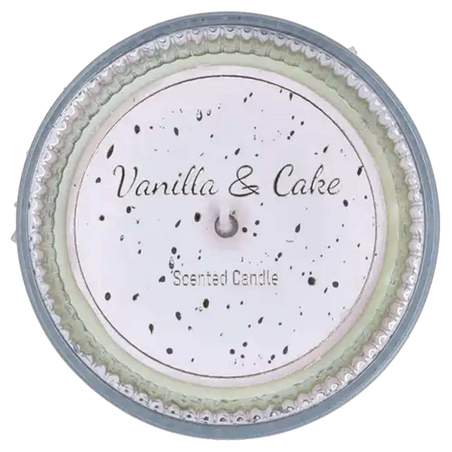 Image of Vanilla Gold or Silver Glass Candle 9 x 8cm (Colour May Vary)