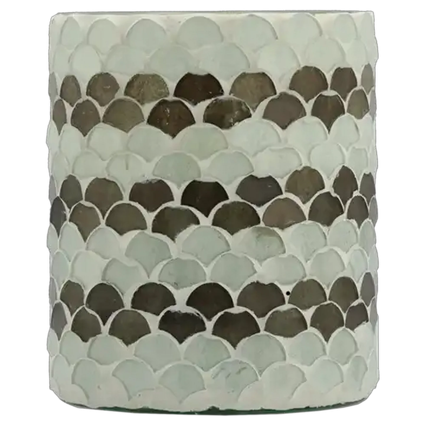 Image of Mosaic Blue Candle 11cm