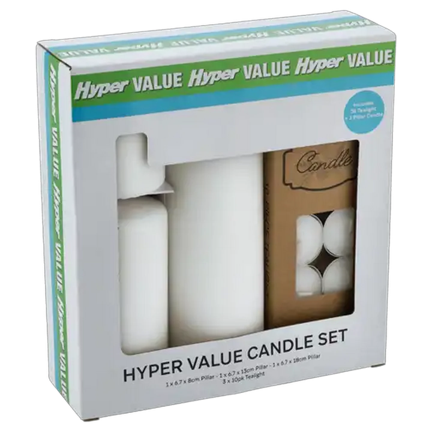 Image of Hyper Value Candle Set 6 Piece