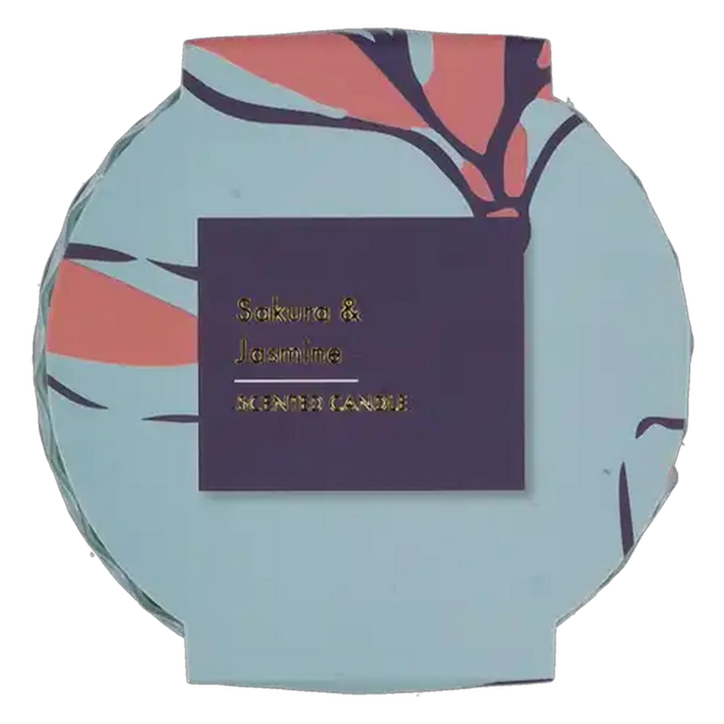 Image of Sakura & Jasmine Diamond Glass Jar Scented Candle
