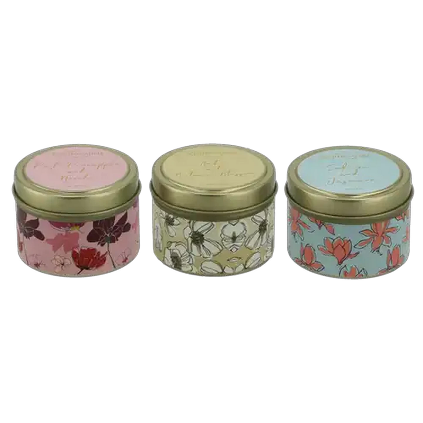 Image of Tin Candle Set 3 Piece