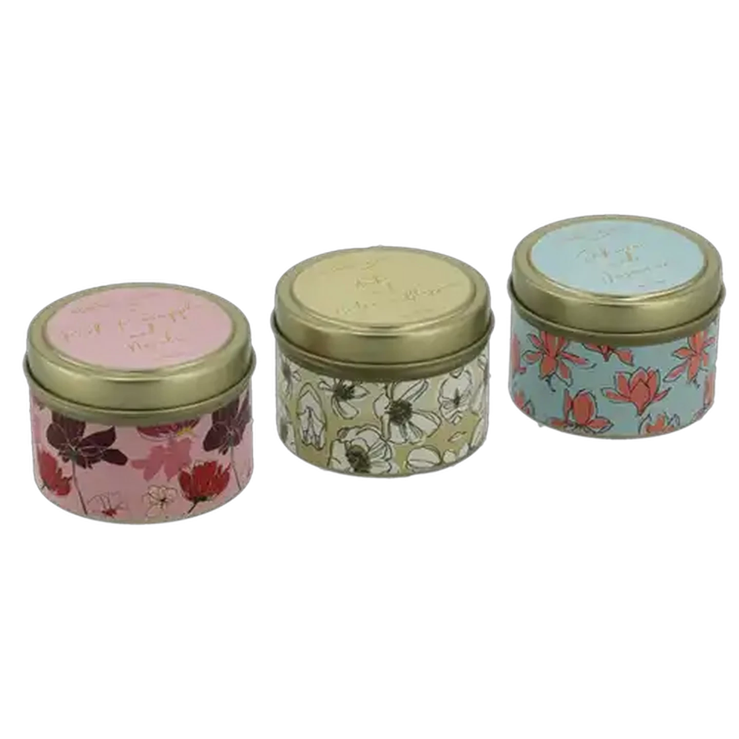Image of Tin Candle Set 3 Piece