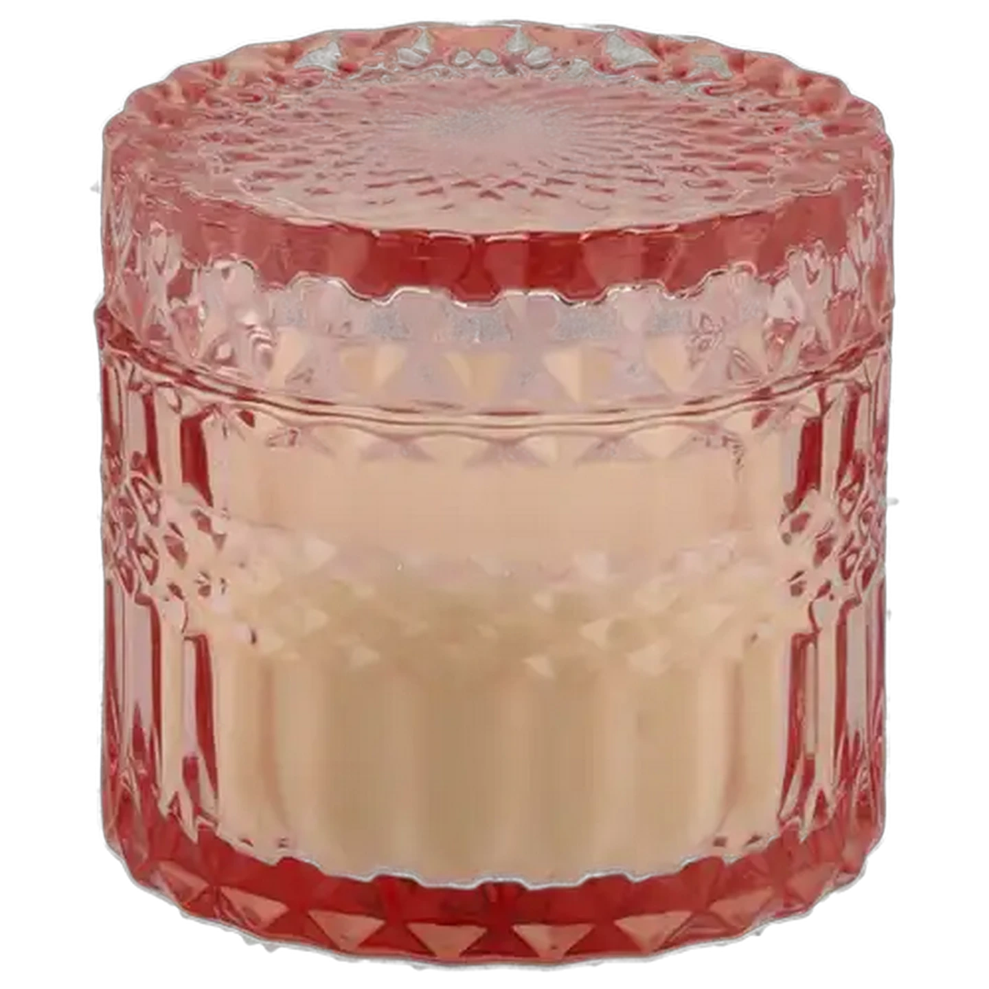 Image of Pink Pineapple & Neroli Diamond Glass Jar Scented Candle