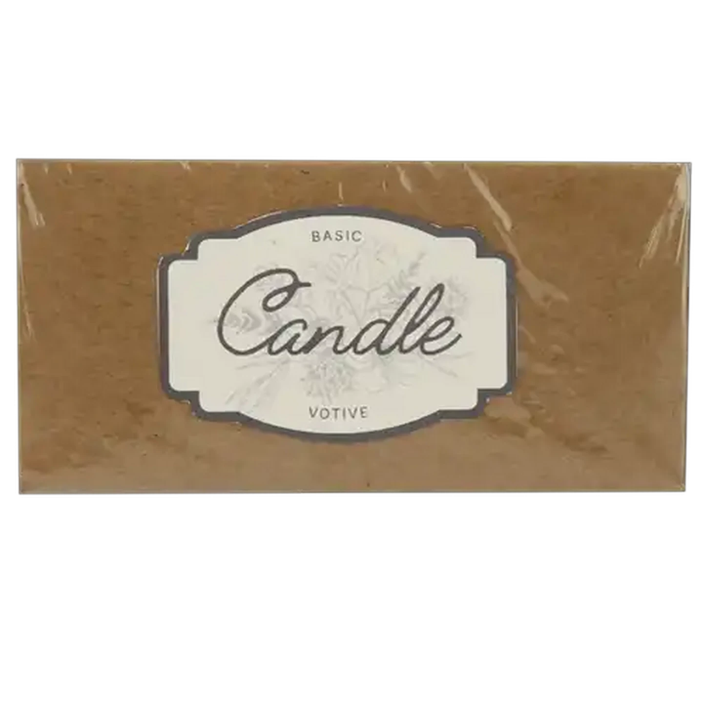 Image of Unscented Votive White Candle 6 Pack