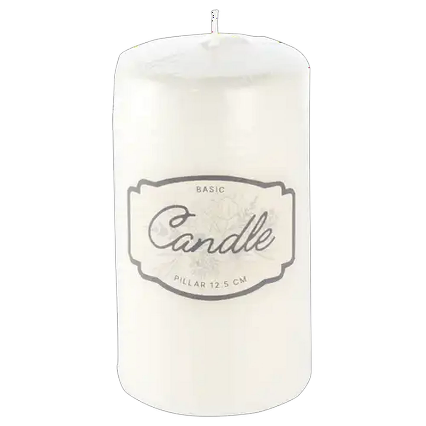 Image of Unscented Pillar Candle 12.5cm (Colour May Vary)