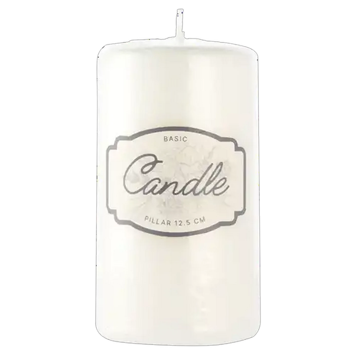 Image of Unscented Pillar Candle 12.5cm (Colour May Vary)