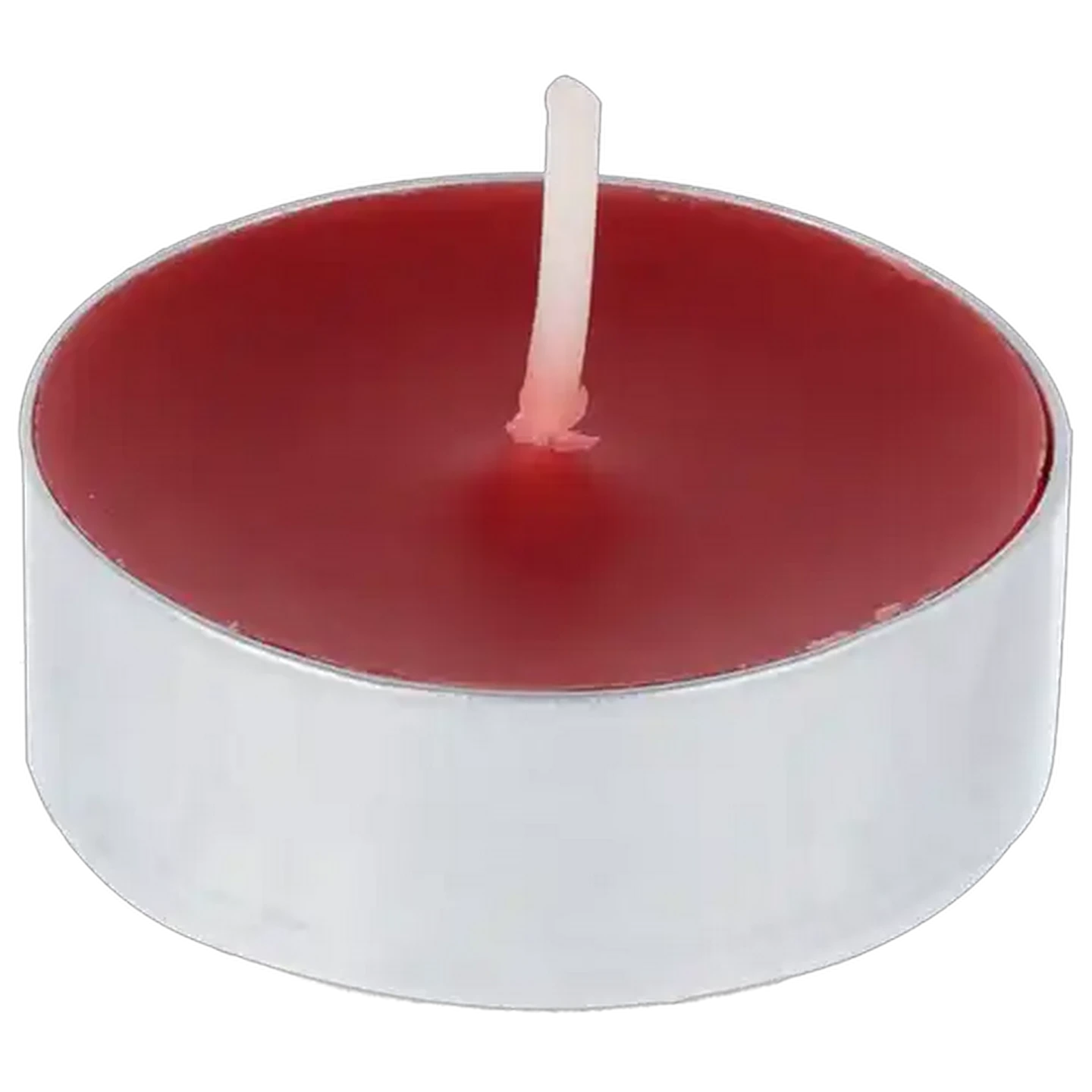 Image of Unscented Red Tealight Candle 10 Pack