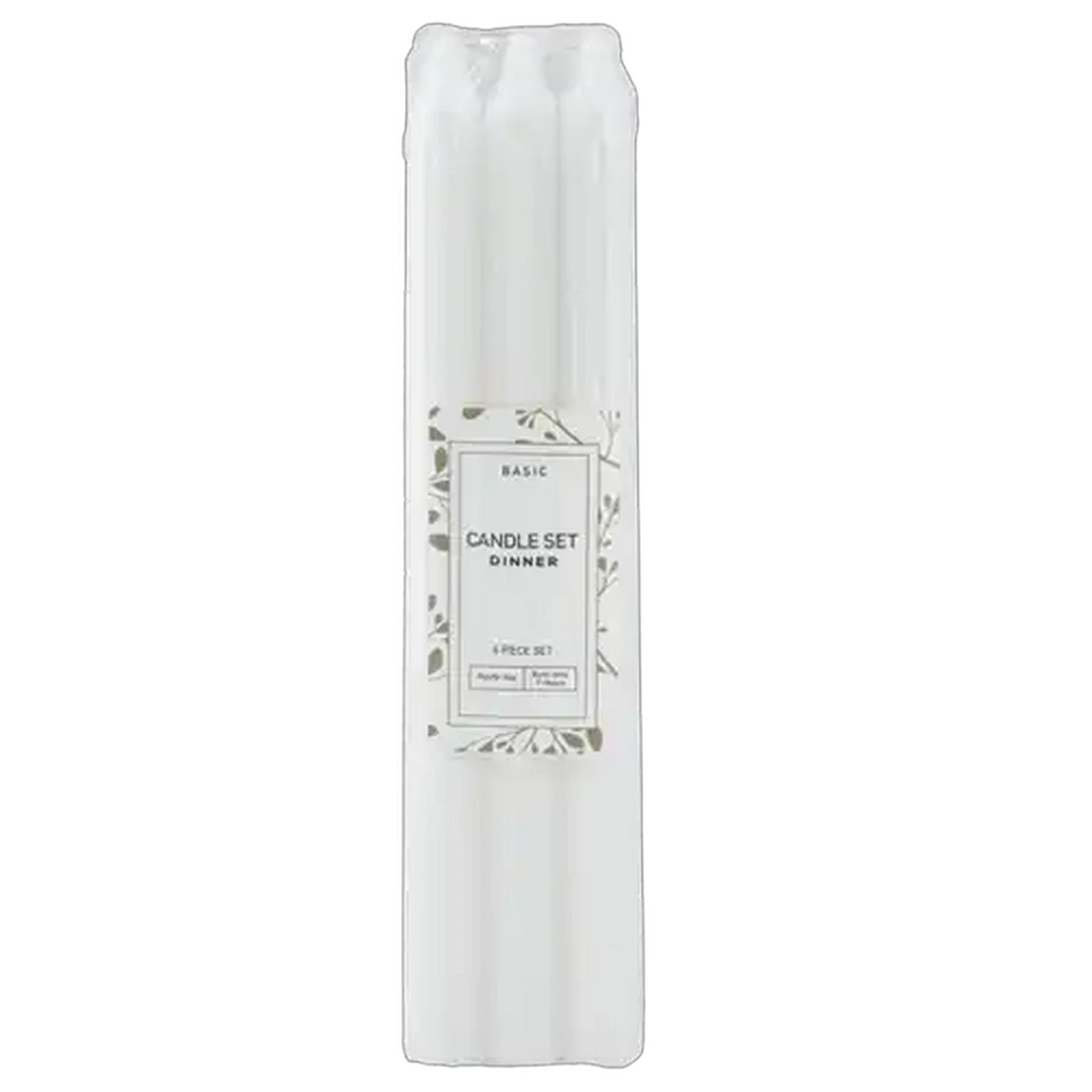 Image of Dinner Candles White 6-Pack