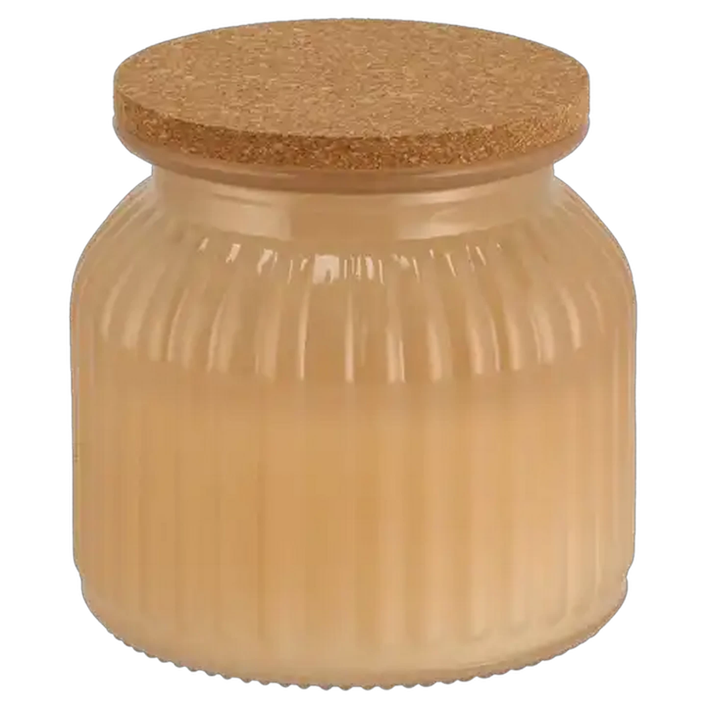 Image of Wild Blackberry Vanilla Pink Glass Jar Candle with Bamboo Lid