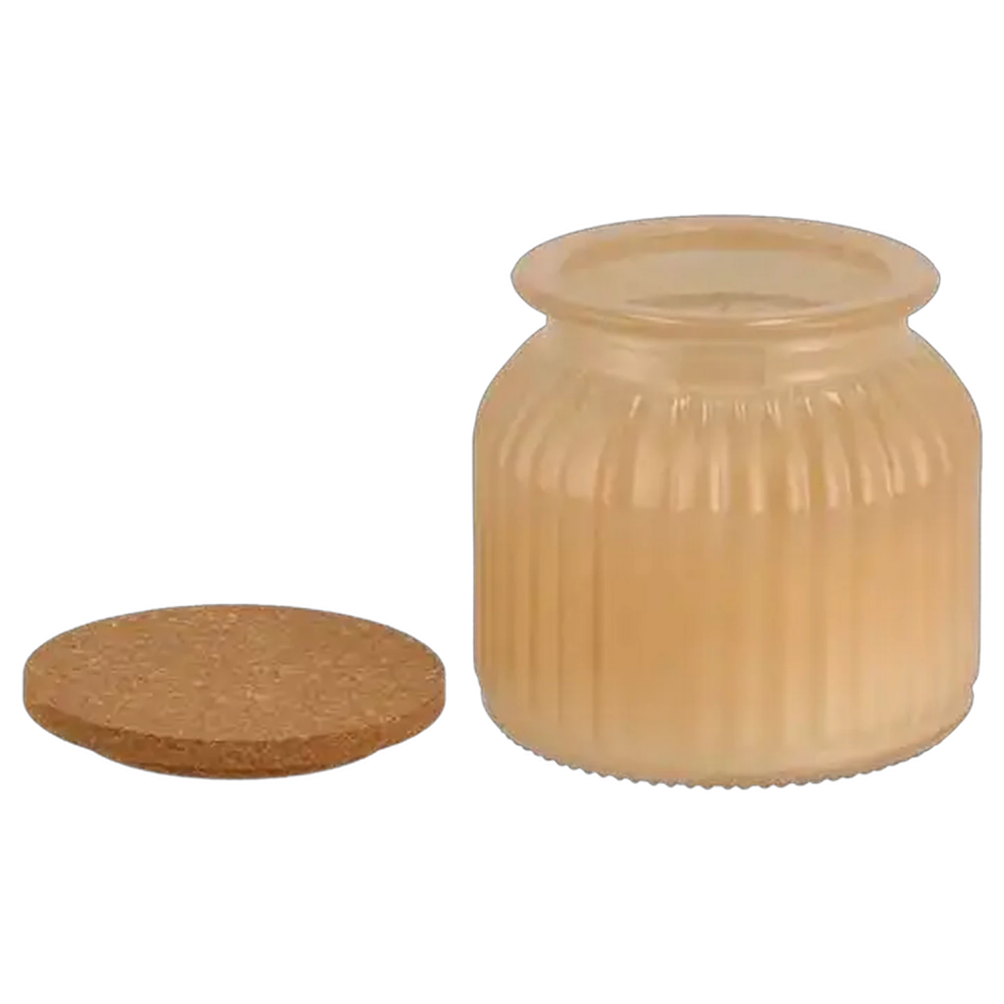 Image of Wild Blackberry Vanilla Pink Glass Jar Candle with Bamboo Lid