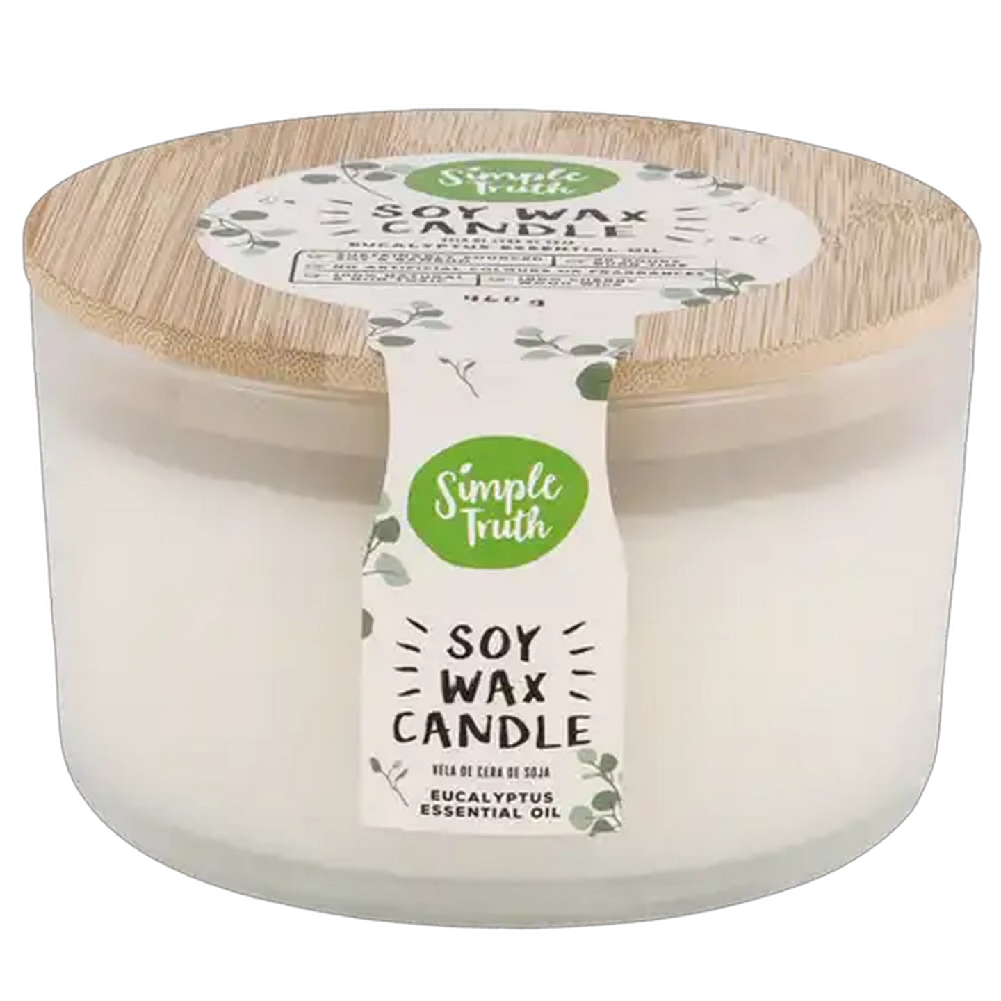 Image of Simple Truth Eucalyptus Essential Oil Soy Wax Candle 13 x 8cm