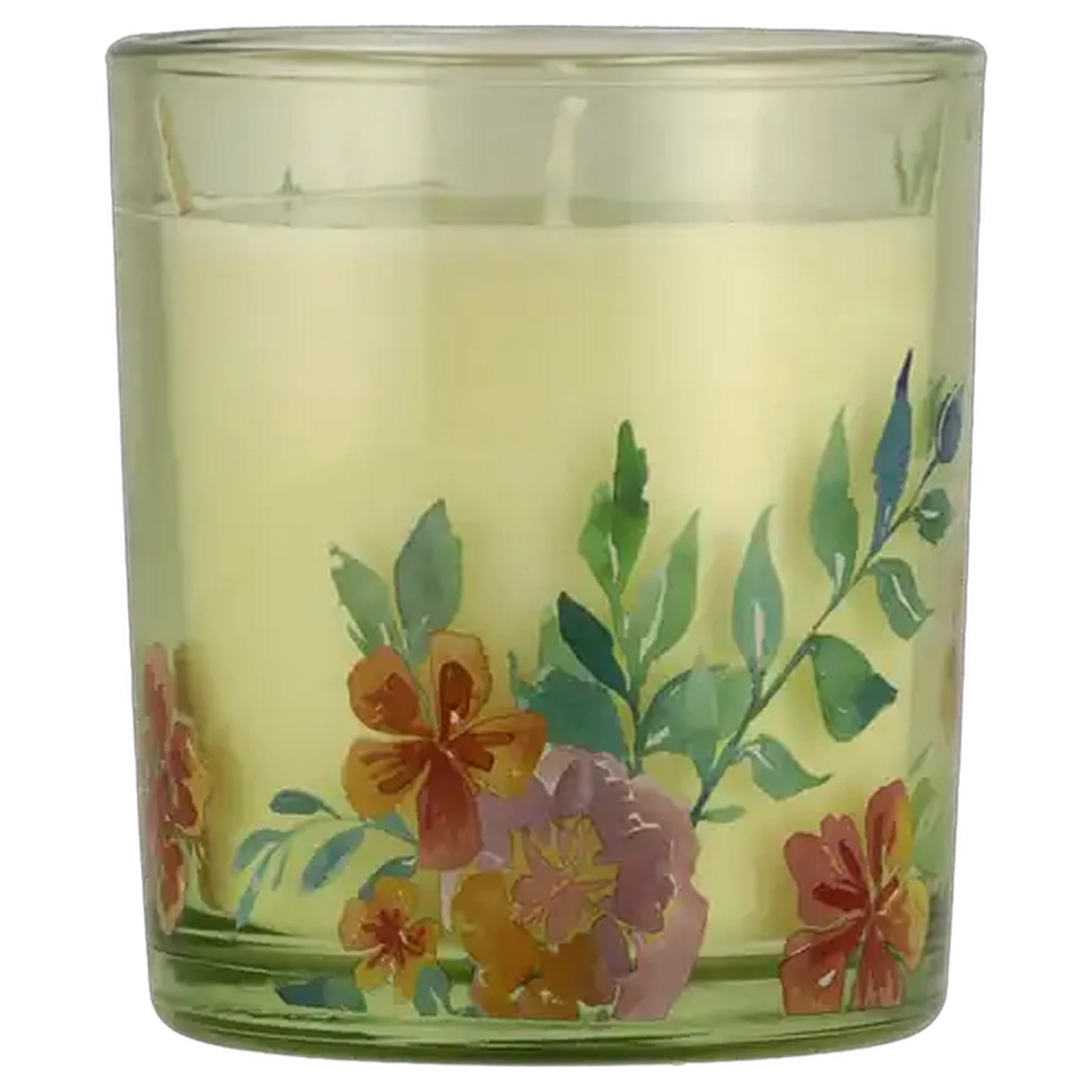 Image of Lemongrass & Verbena Green Glass Candle 7 x 8cm