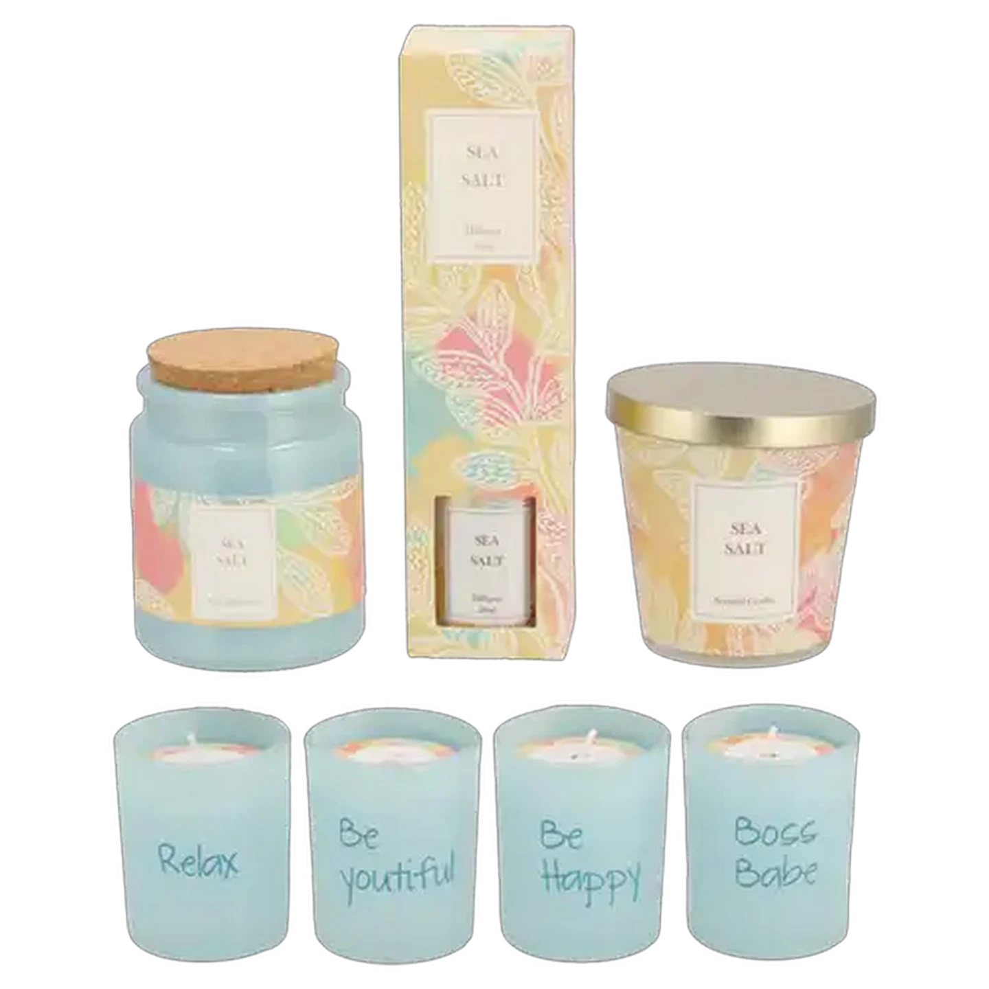 Image of Gardenia Scented Tin Candle with Lid 7cm (Scent May Vary)