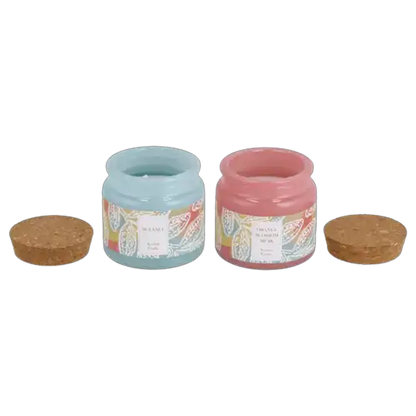 Image of Gardenia Scented Glass Jar Candle 6cm (Scent May Vary)