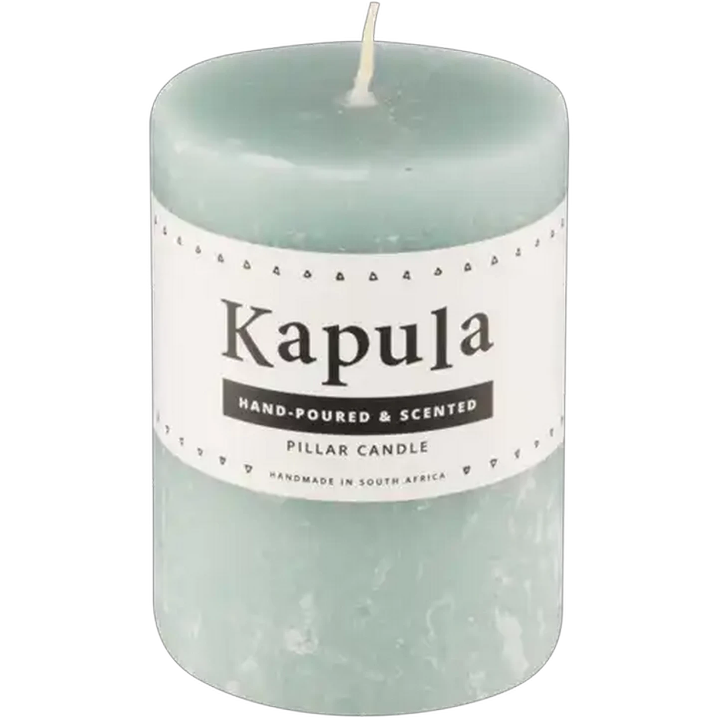 Image of Kapula New Green Lemongrass Hand-Poured & Scented Pillar Candle 70mm x 100mm