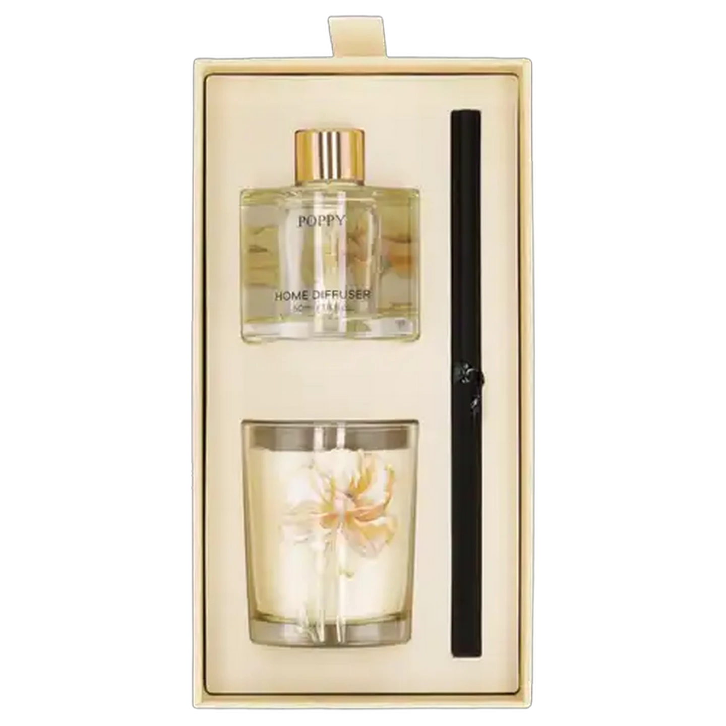 Image of Poppy Yellow Candle & Diffuser Gift Set