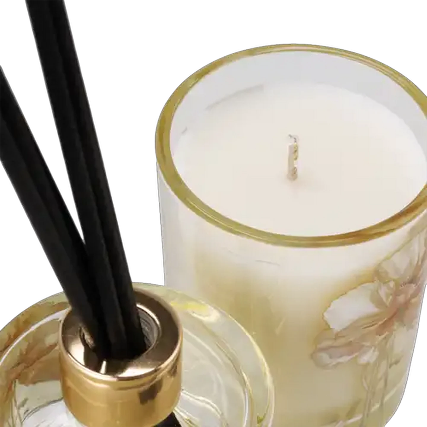 Image of Poppy Yellow Candle & Diffuser Gift Set