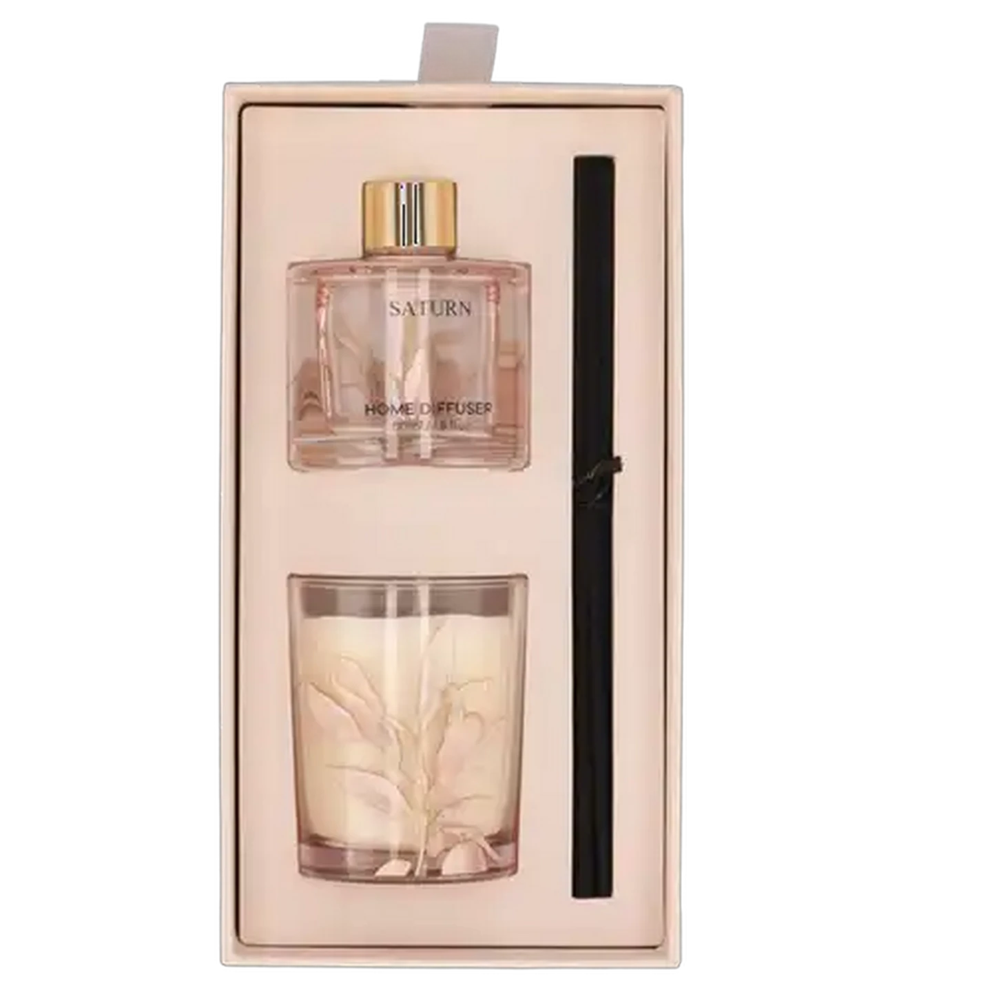 Image of Saturn Pink Candle & Diffuser Gift Set