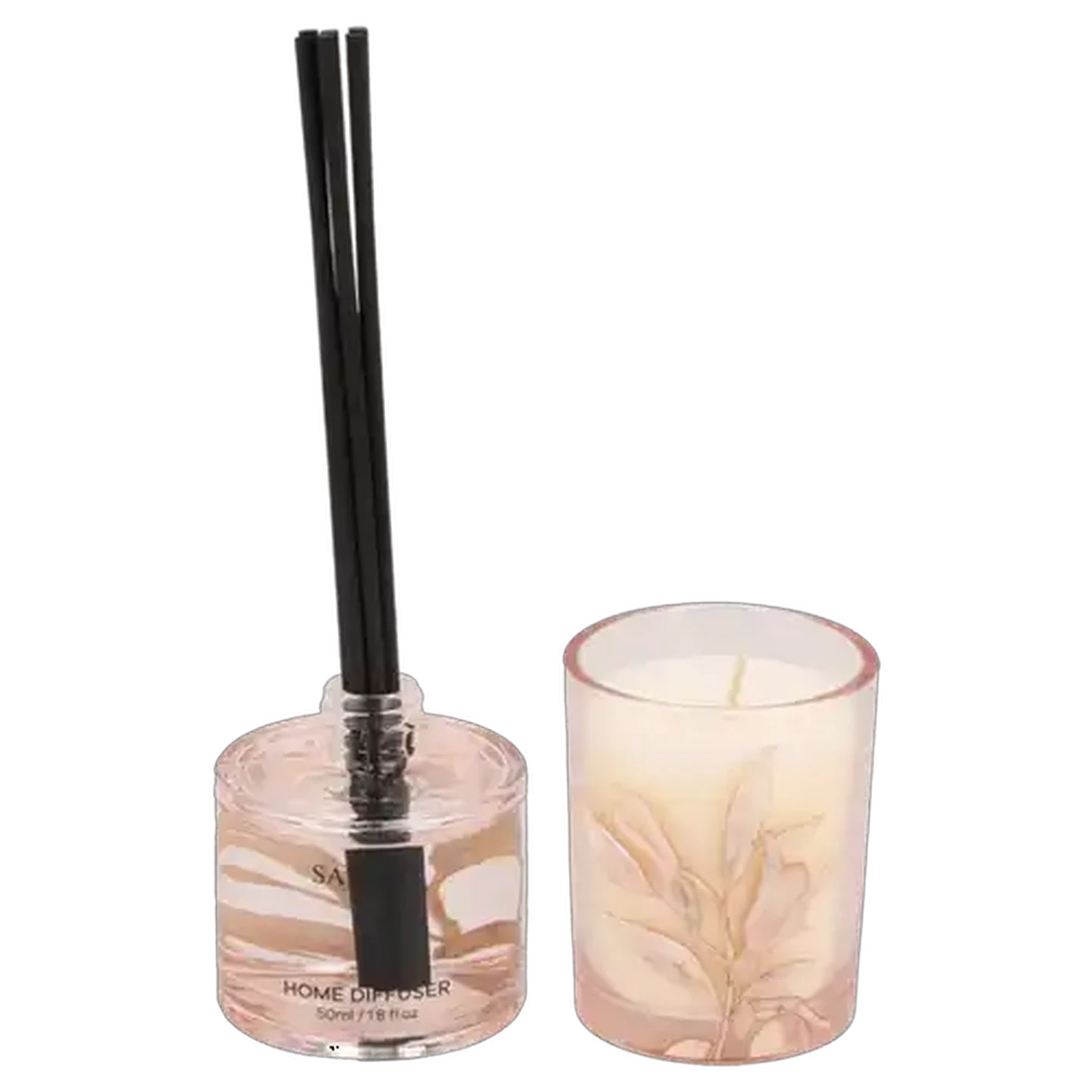 Image of Saturn Pink Candle & Diffuser Gift Set