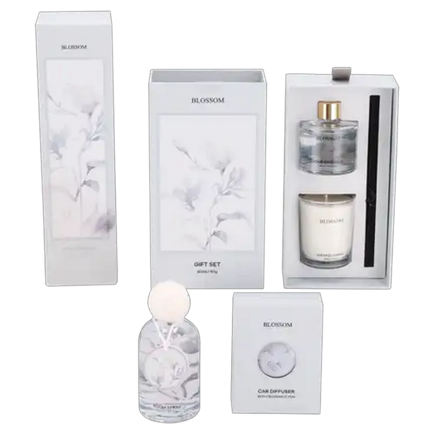 Image of Blossom Blue Car Fragrance Diffuser with Fragrance Pod