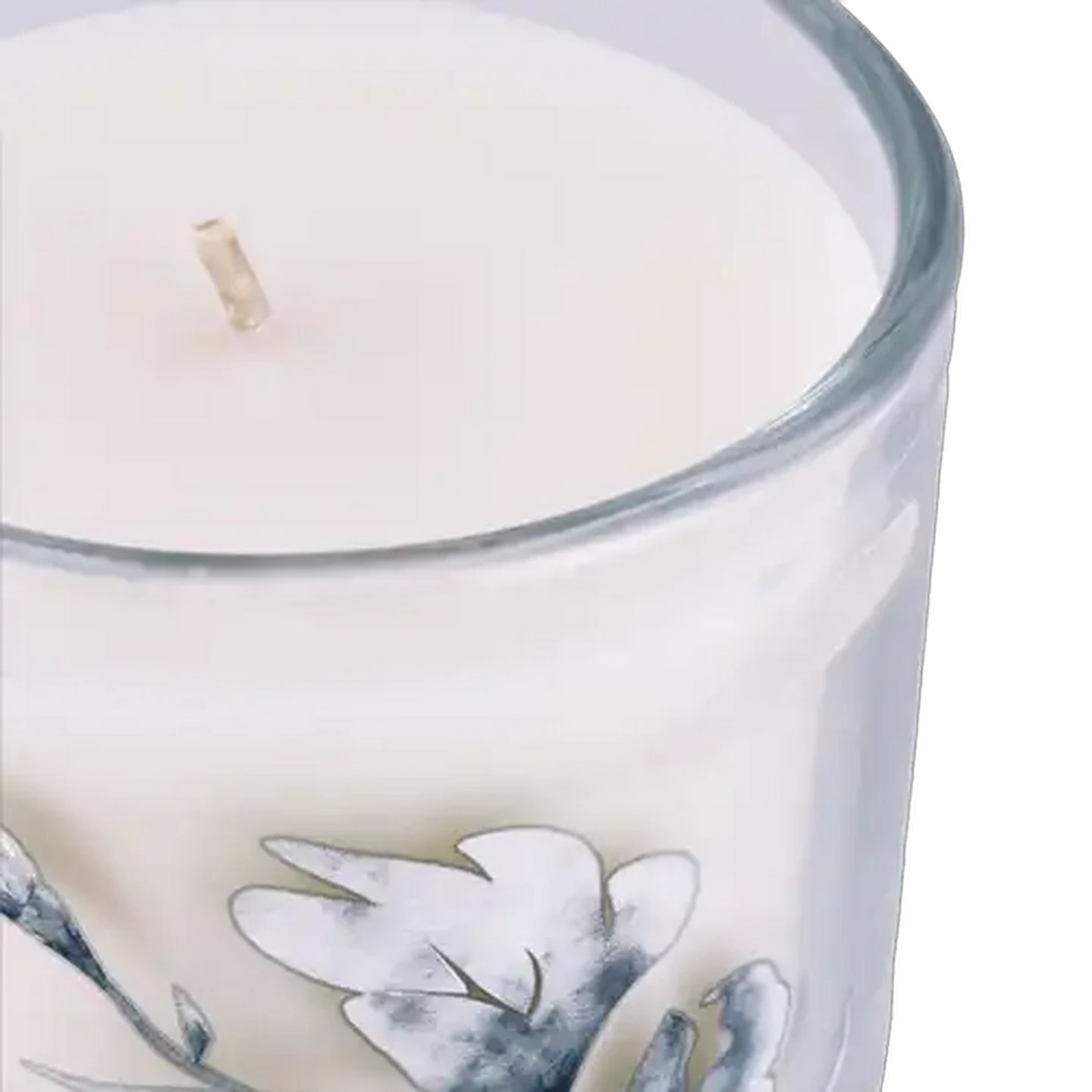 Image of Blossom Blue Scented Glass Candle 210g