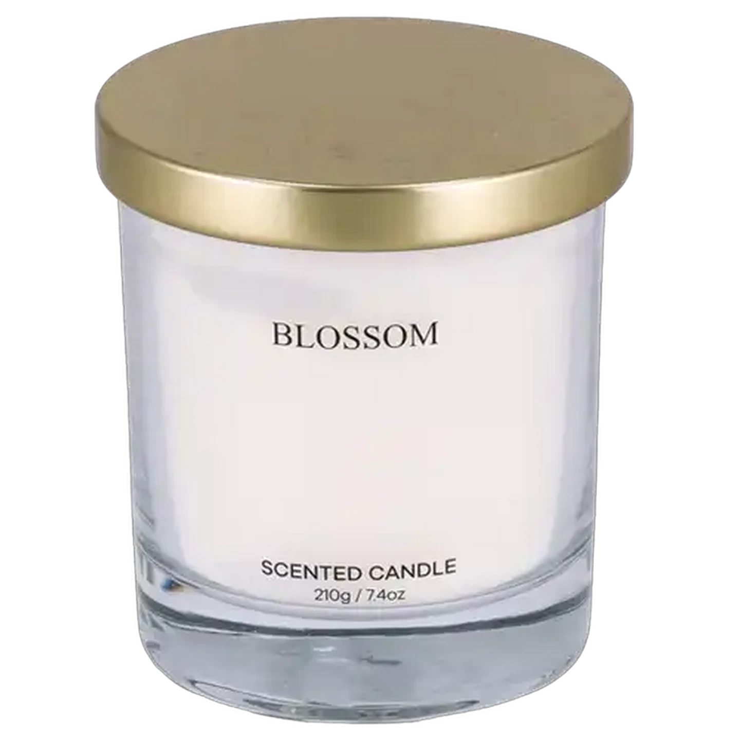 Image of Blossom Blue Scented Glass Candle 210g