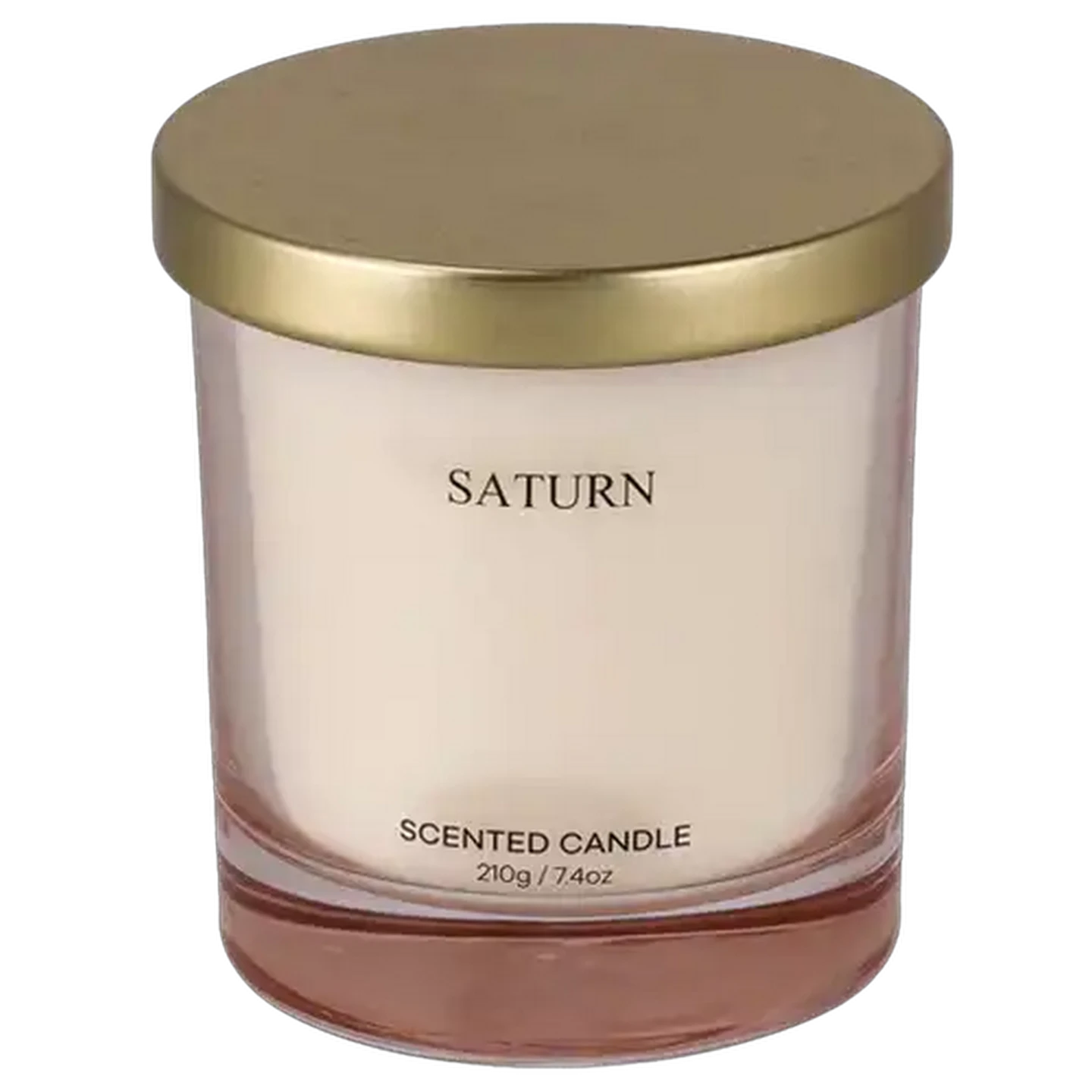 Image of Saturn Pink Scented Glass Candle 210g