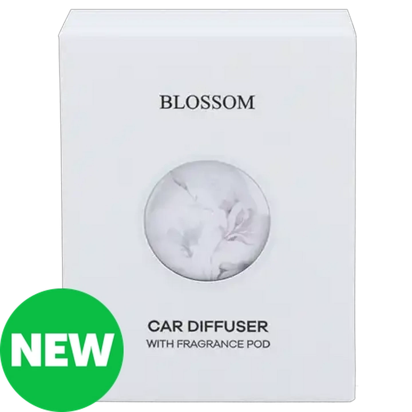 Image of Blossom Blue Car Fragrance Diffuser with Fragrance Pod