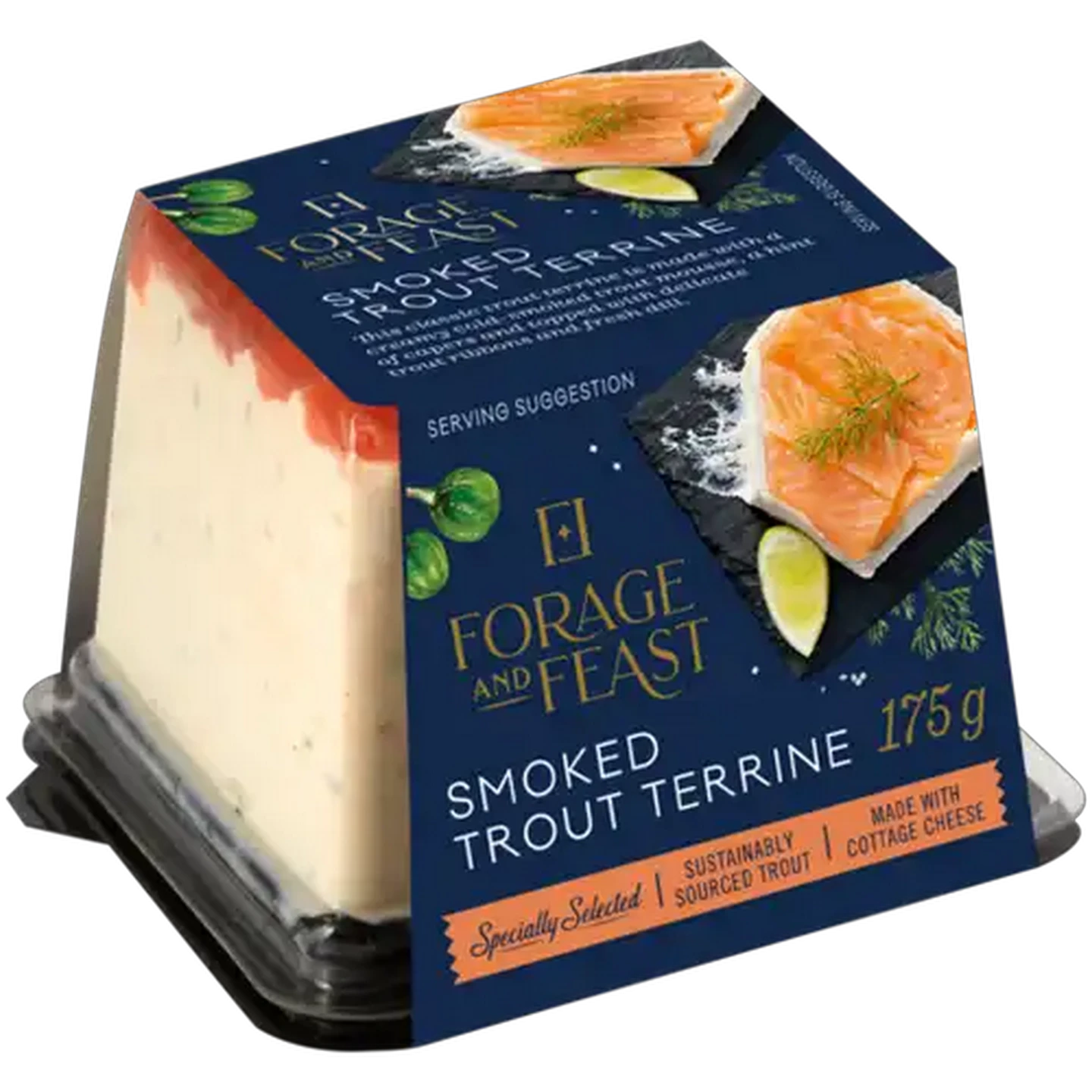 Image of Forage And Feast Limited Edition Smoked Trout Terrine 175g