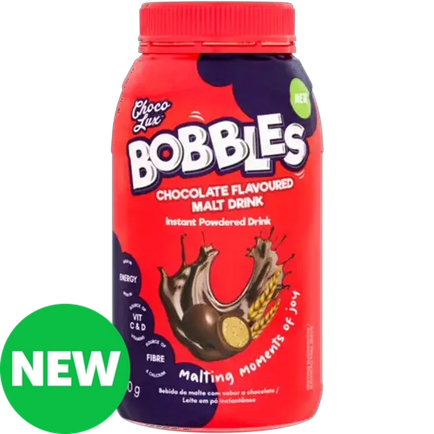 Image of Choco Lux Bobbles Chocolate Flavoured Malt Powdered Drink 500g