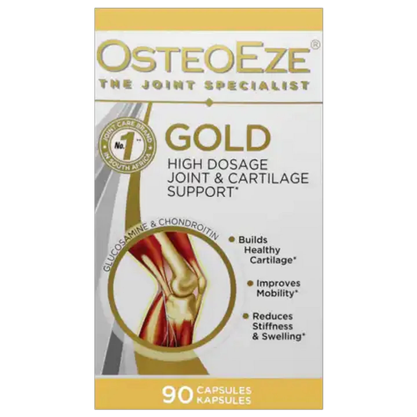 Image of OsteoEze Gold Supplement Capsules 90 Pack
