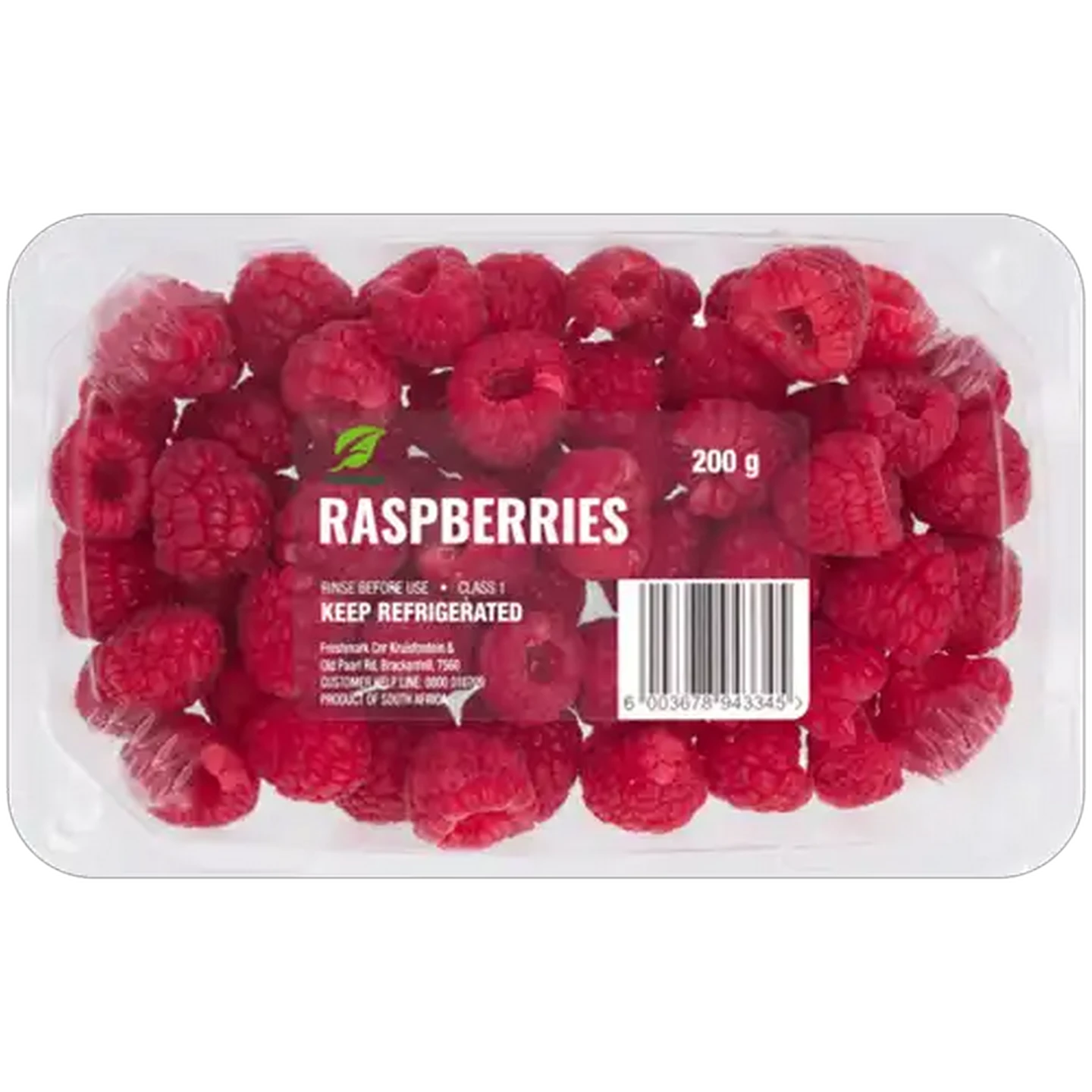 Image of Raspberries 200g