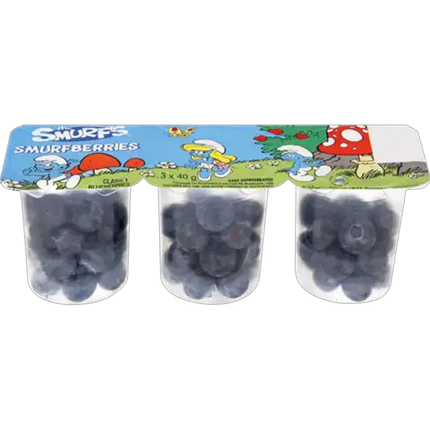 Image of Smurfberries Blueberries 3 x 40g