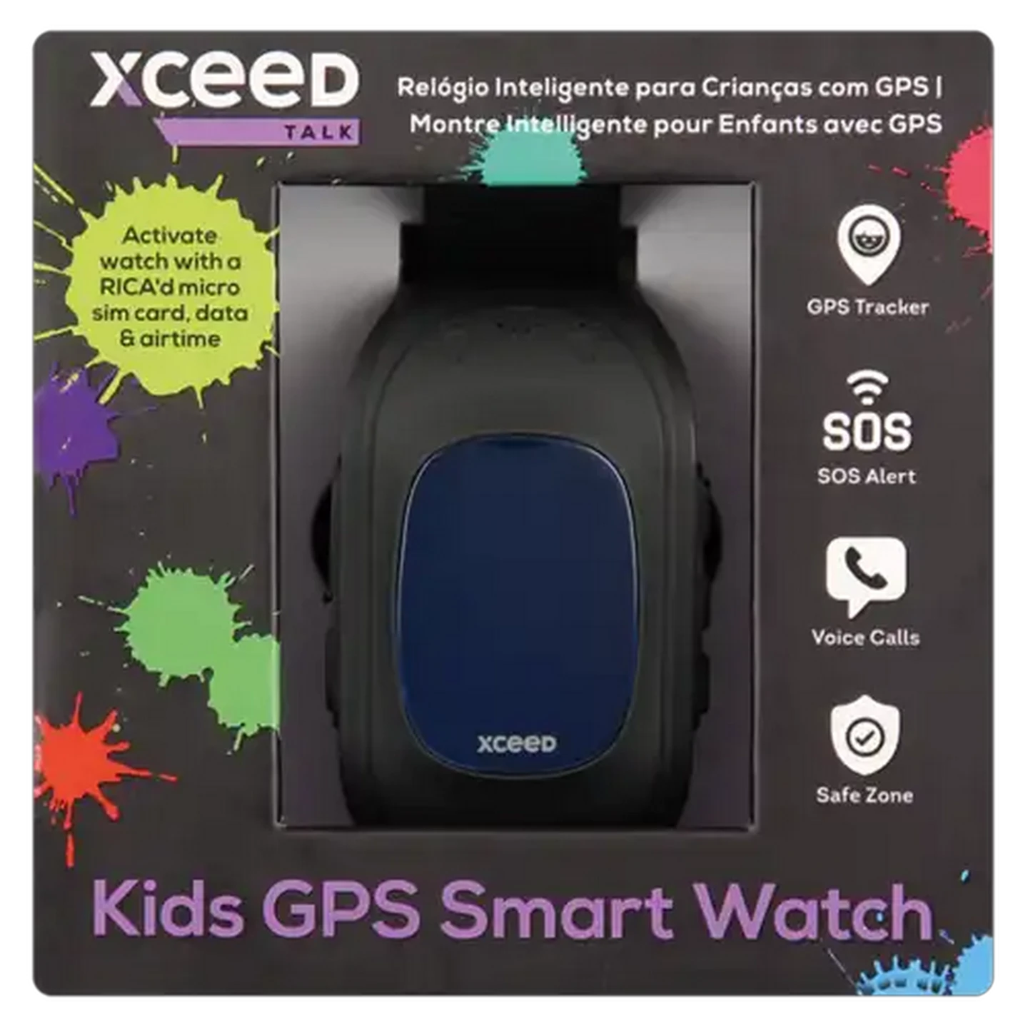 Image of Xceed Talk Blue Kids GPS Smart Watch