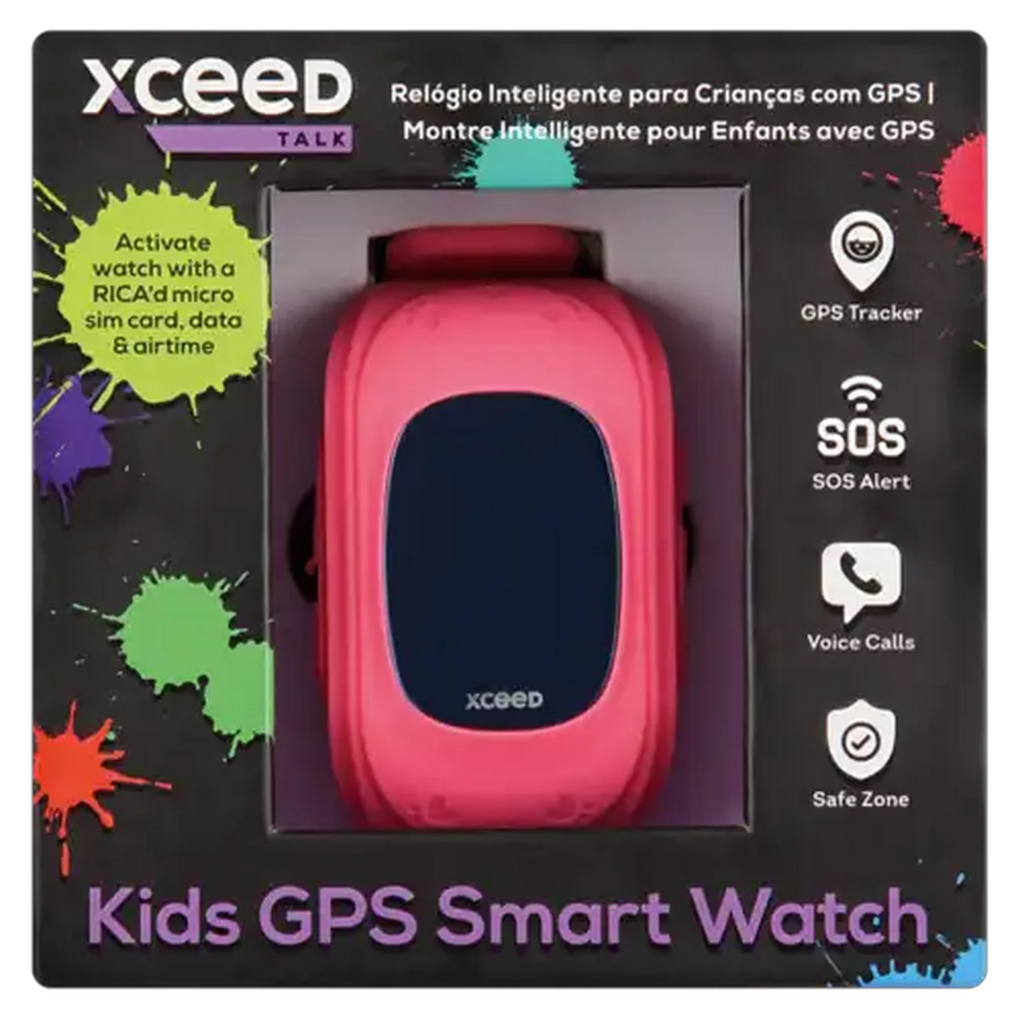 Image of Xceed Talk Pink Kids GPS Smart Watch