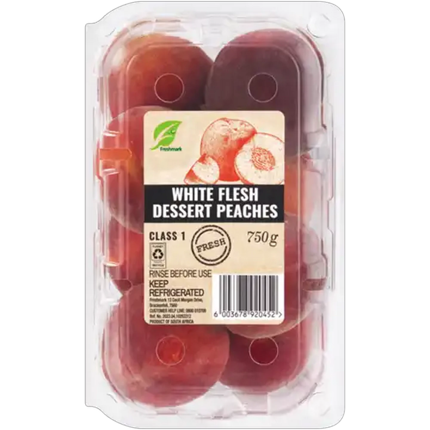 Image of White Flesh Dessert Peaches 750g