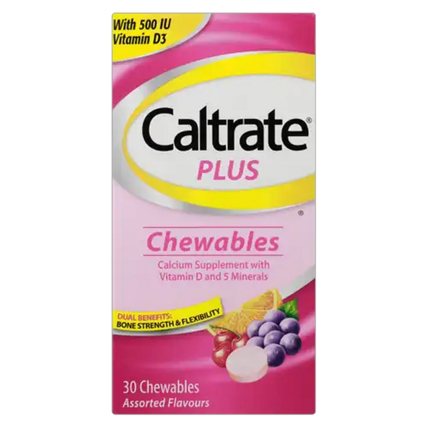 Image of Caltrate Plus Vitamin Tablets 30 Pack